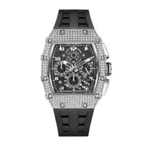 Crystal Bezel Tonneau Sport Watch