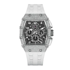 Crystal Bezel Tonneau Sport Watch