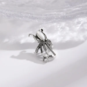 Octopus Alloy Ear Cuff