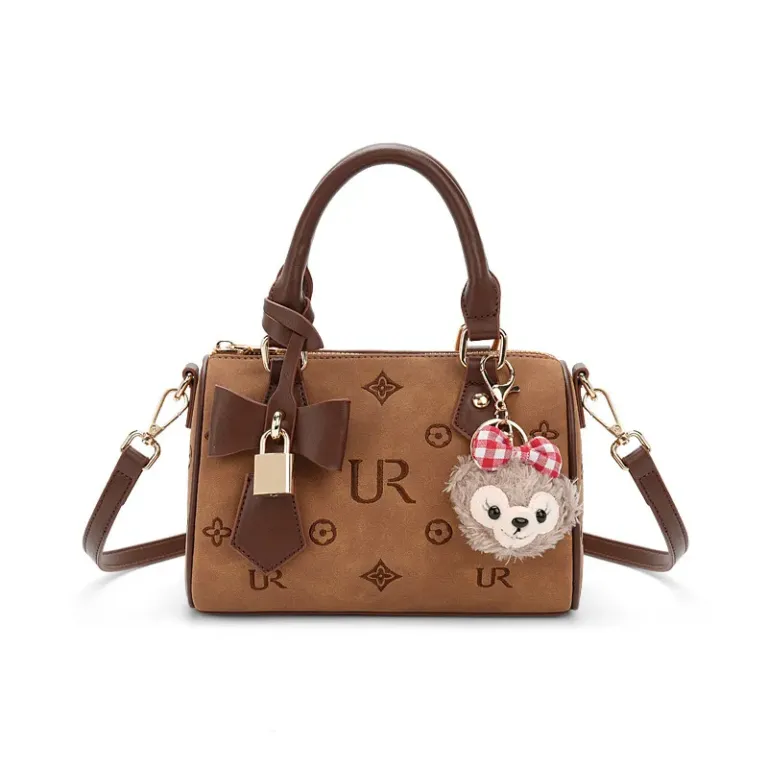 Cartoon Print Mini Handbag with Crossbody Strap