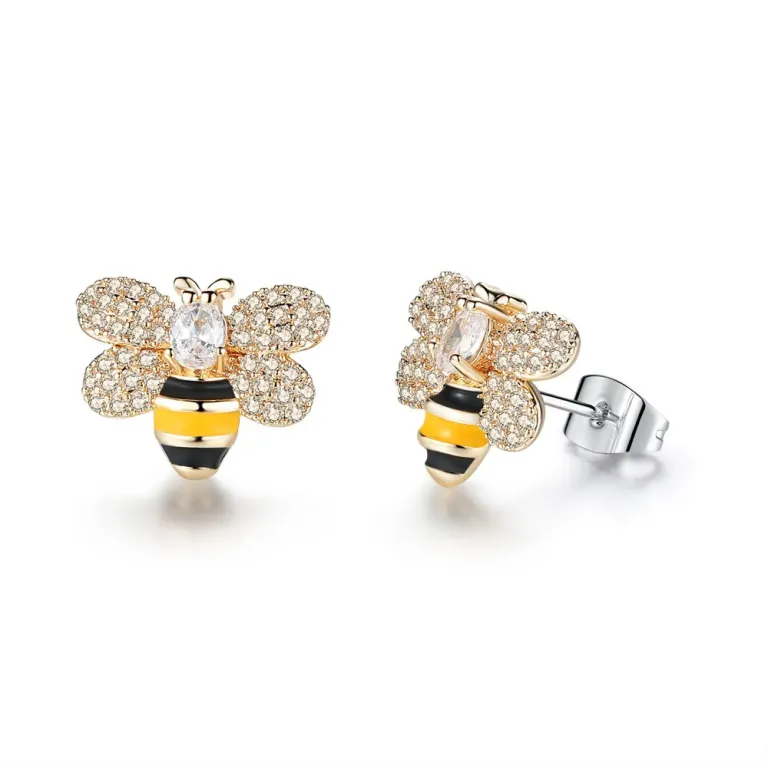 Cute-Bee-Zirconia-Stud-Earrings-with-Sparkling-Wings-20260706083743 Cute Bee Zirconia Stud Earrings with Sparkling Wings