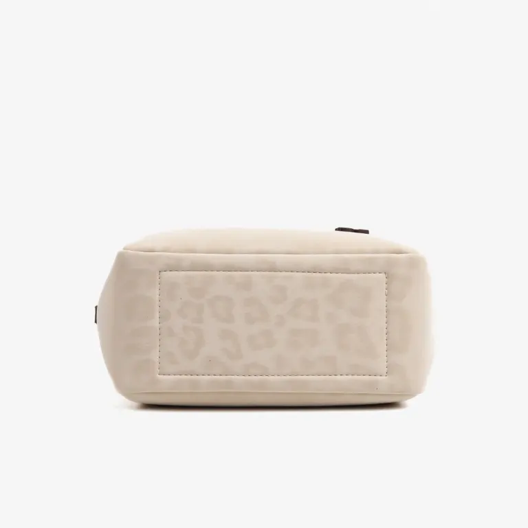 Leopard Print Commuter Shoulder Bag with Crossbody Strap