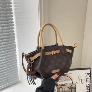 Printed Mini Tote Bag with Detachable Shoulder Strap styleB
