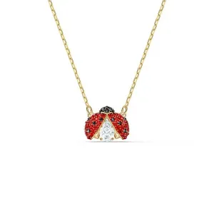 Red Ladybug Jewelry Set with Necklace Bracelet Earrings and Bangle