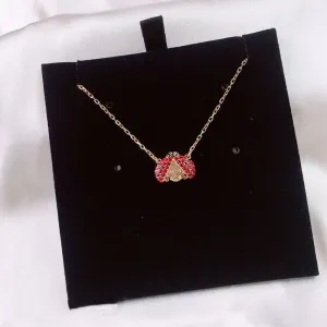 Red Ladybug Jewelry Set with Necklace Bracelet Earrings and Bangle