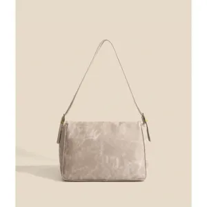 Vintage Textured Tote Shoulder Bag for Everyday Commutes