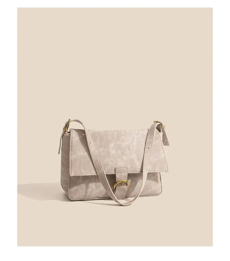 Vintage Textured Tote Shoulder Bag for Everyday Commutes